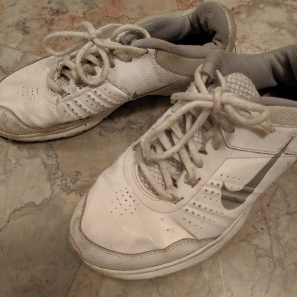 White sneakers